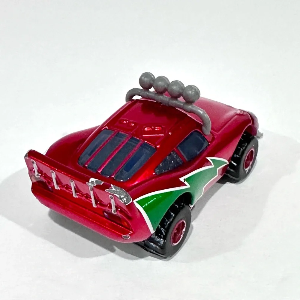Disney Cars Winter Lightning McQueen w/ Snow Plow Die-cast Mattel